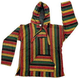 Rasta Color Premium Quality Baja Hoodie