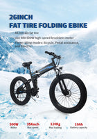 Full suspension fat tire fold ebike new