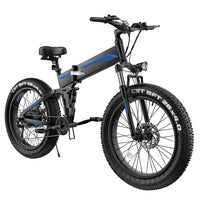 Full suspension fat tire fold ebike new